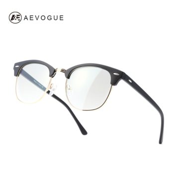 AEVOGUE Photochromic Glasses Prescription Frame Men Optical Eyeglasses Women Eyewear Anti Blue Light Glasses KS101