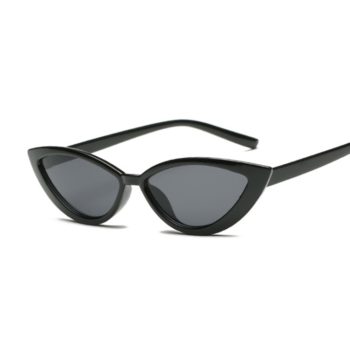 Vintage Black Cat Eye Sunglasses Women Fashion Brand Designer Mirror Small Frame Cateye Sun Glasses For Female Shades UV400
