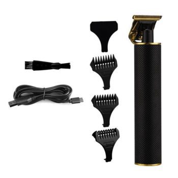 USB Rechargeable Hair Trimmer Cordless Barber Carving Hair Clipper Large Power Low Noise T-Outliner Hair Cutting For Kid Adults