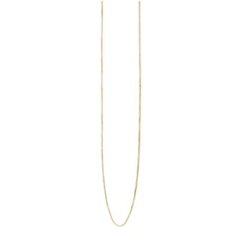 Box Chain Necklace in 14K Gold, 18"