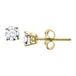 3/8 ct Diamond Stud Earrings in 10K Gold