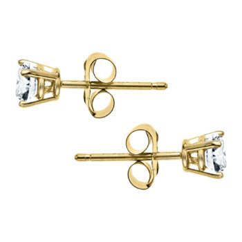 3/8 ct Diamond Stud Earrings in 10K Gold