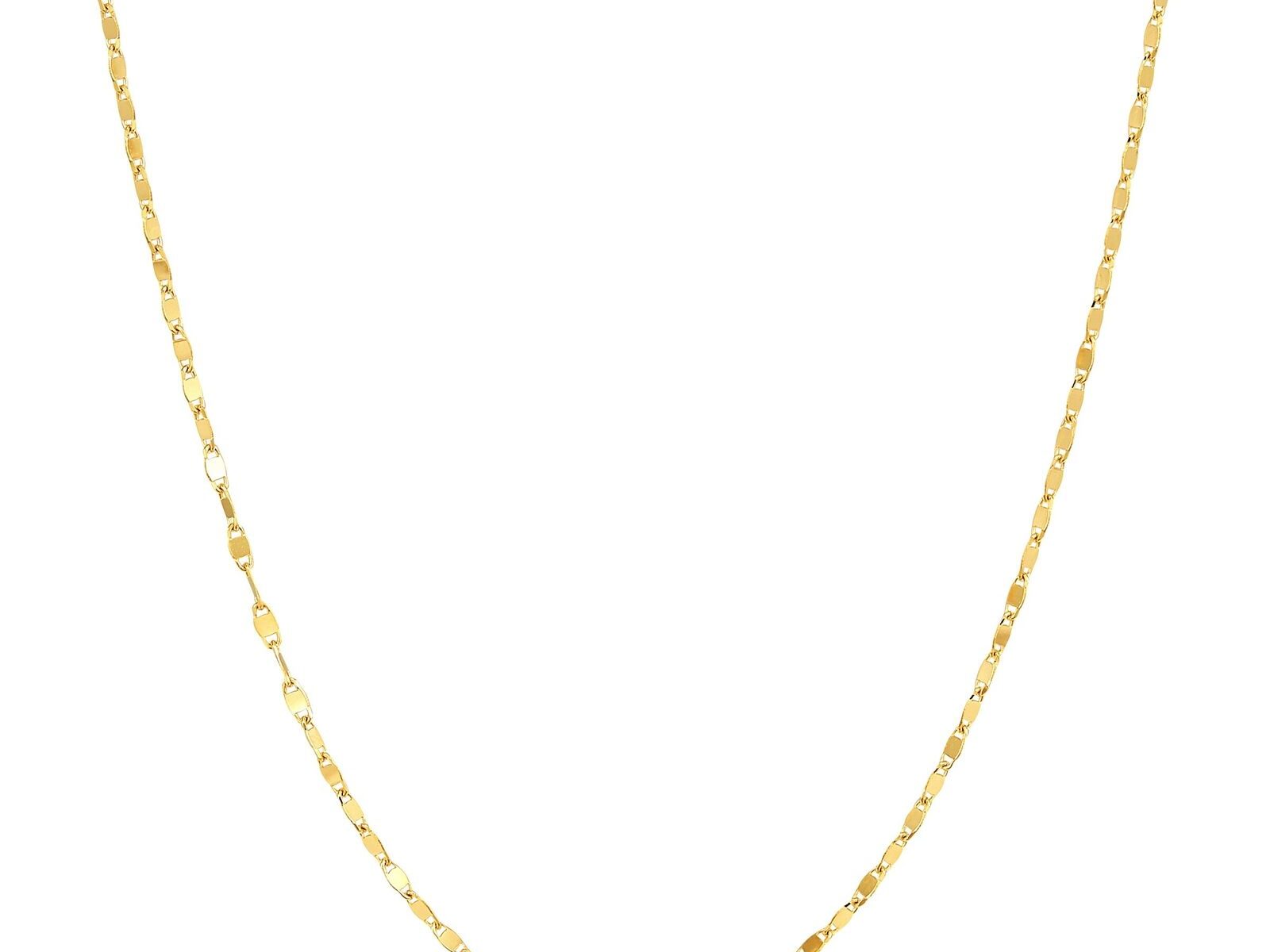 Valentino Link Chain Necklace in 14K Gold, 18"
