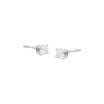 1/4 ct Diamond Stud Earrings in Sterling Silver