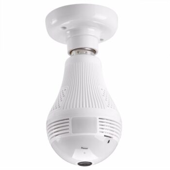 360° 960P Smart Wireless Camera LED Light Bulb FishEye CCTV 1.3MP Panoramic Security for Home AC100-240V
