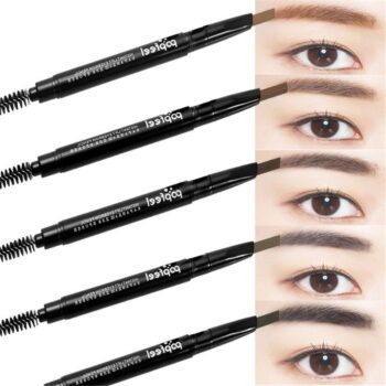 Eyebrow Pencil with Eye Brows Brush Double Head Makeup Kit Natural Waterproof